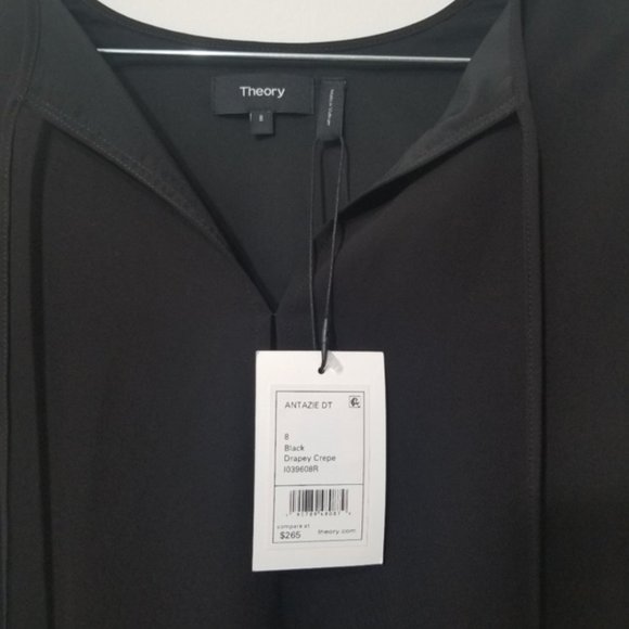 Theory shift dress black size 8 NWT - Picture 2 of 7